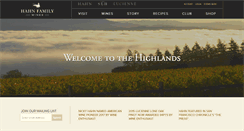 Desktop Screenshot of hahnwines.com
